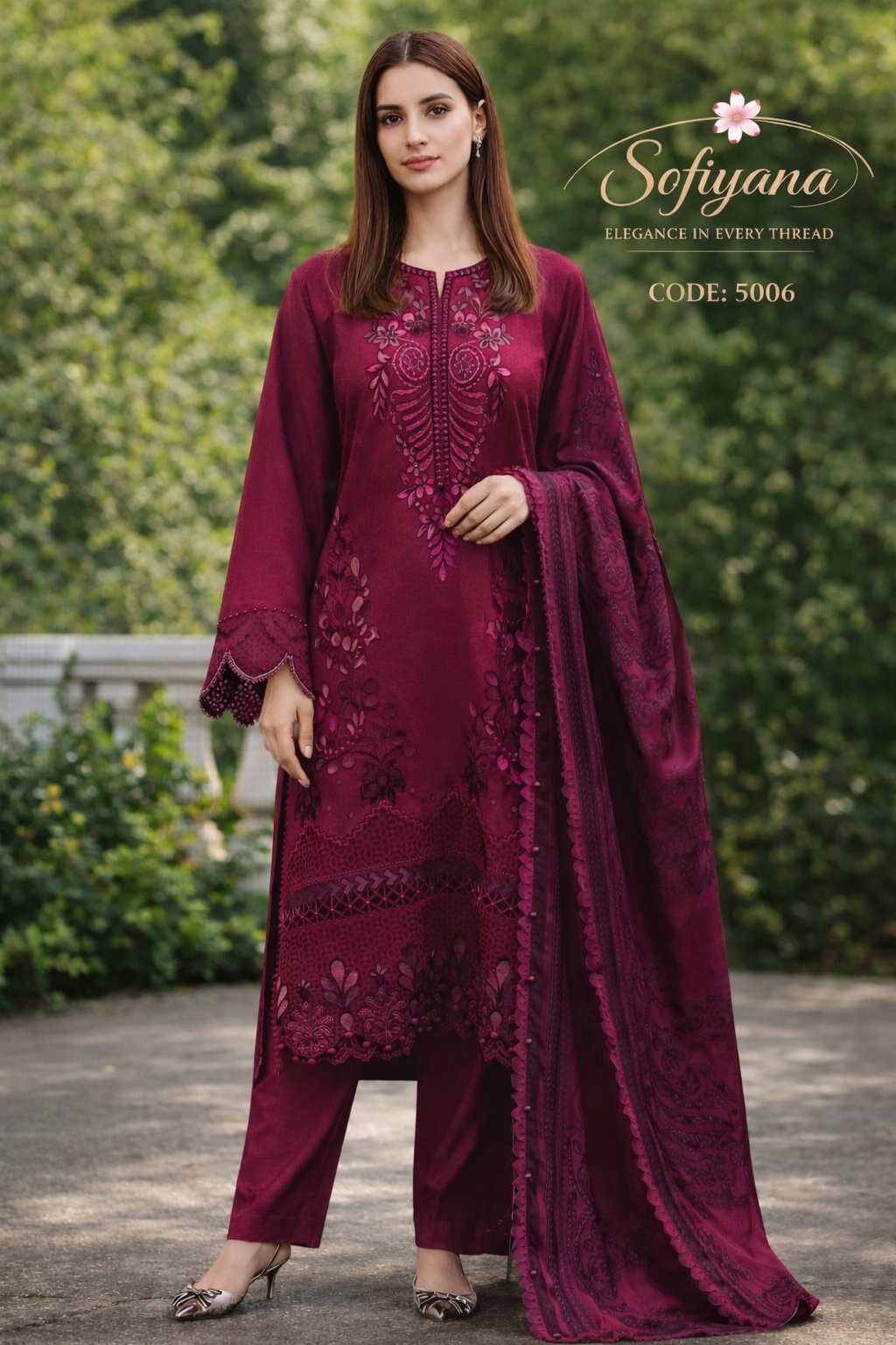 royal wine rayon semi stitched dress royal wine rayon semi stitched dress